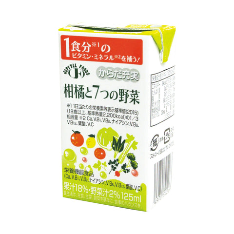 林兼産業 からだ充実柑橘と7つの野菜 125ml×36本