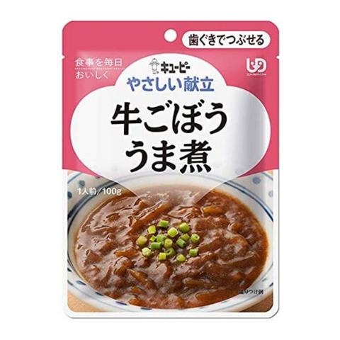 キューピー やさしい献立 牛ごぼううま煮 100g×36袋