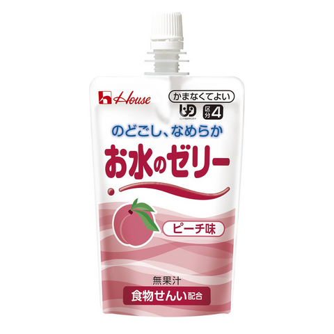 ハウス食品 お水のゼリーピーチ味 120g×8個