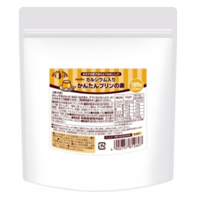 名糖産業 カルシウム入りかんたんプリンの素 195g 栄養補助食品 カルシウム摂取