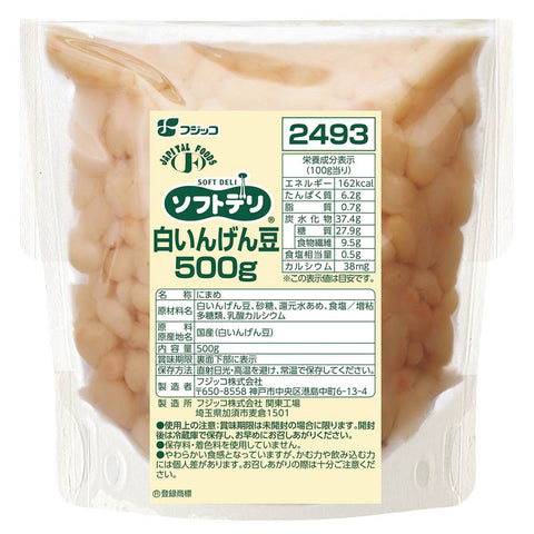 フジッコ ソフトデリ 白いんげん豆 500g
