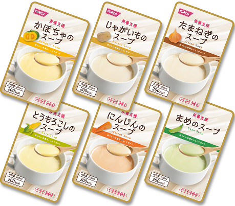 ホリカフーズ 栄養支援スープの詰め合わせ 6品×5種